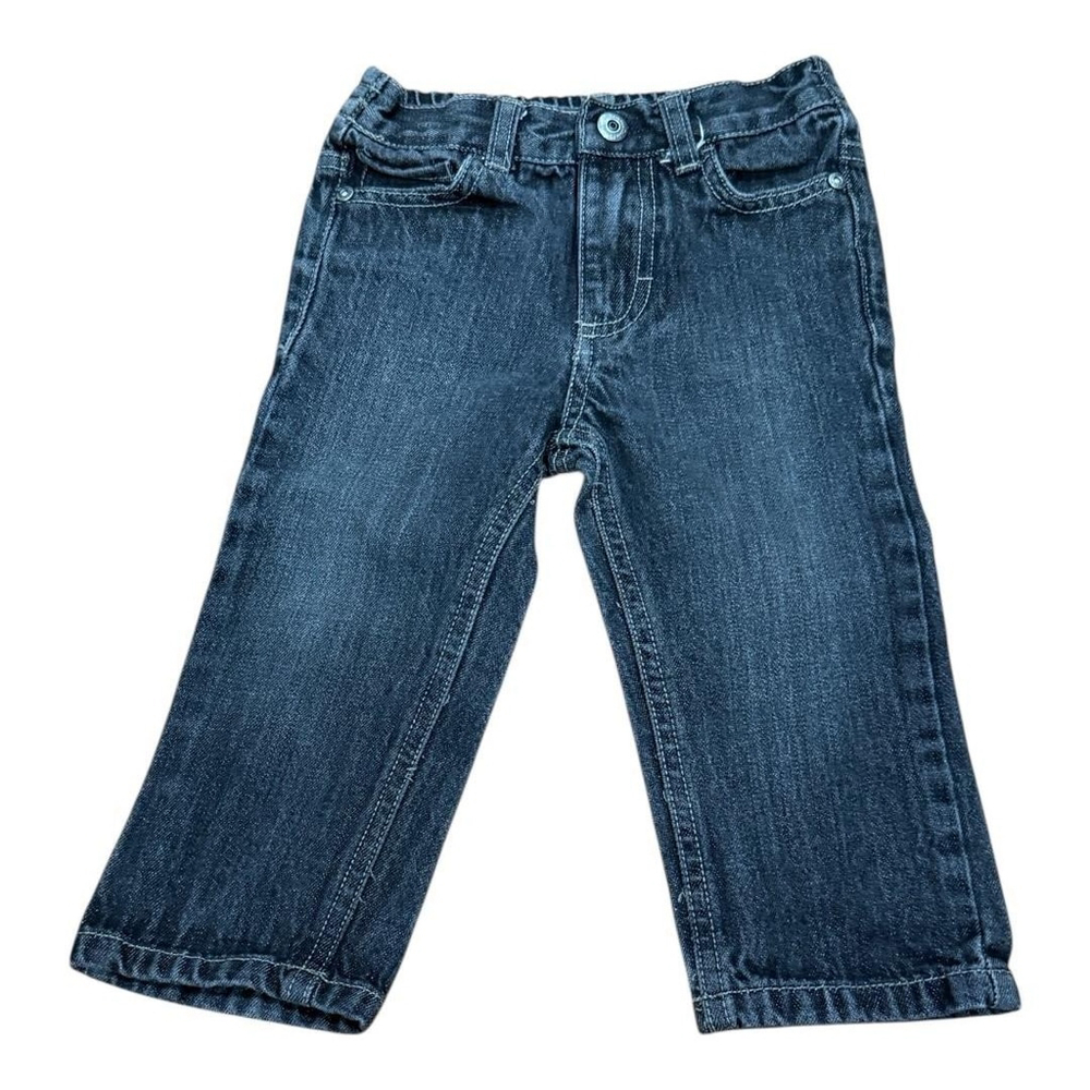 Calvin Klein Jeans Baby Jeans Toddler 18M Blue Denim Elastic Waist Pants